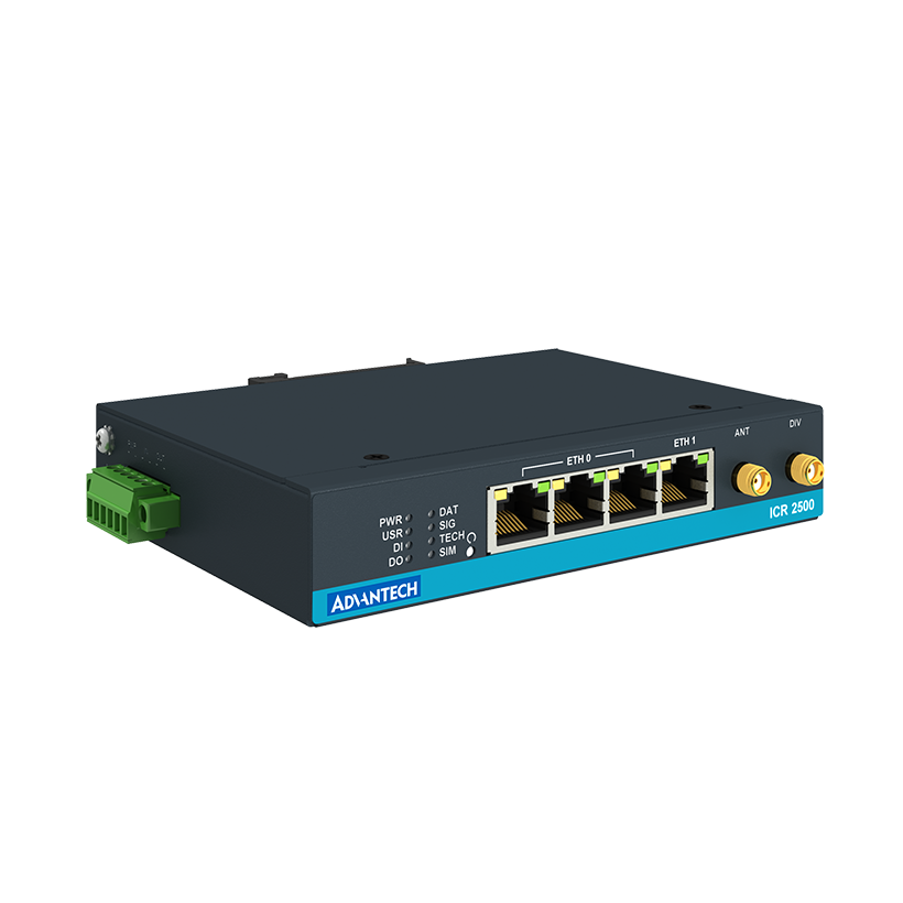 ICR-2500, EMEA, 4x Ethernet , Metal, Without Accessories